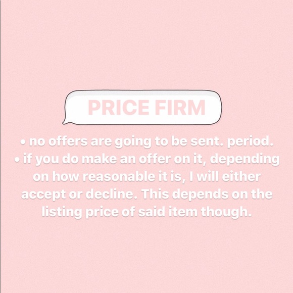 Price Firm Listings - Picture 1 of 1